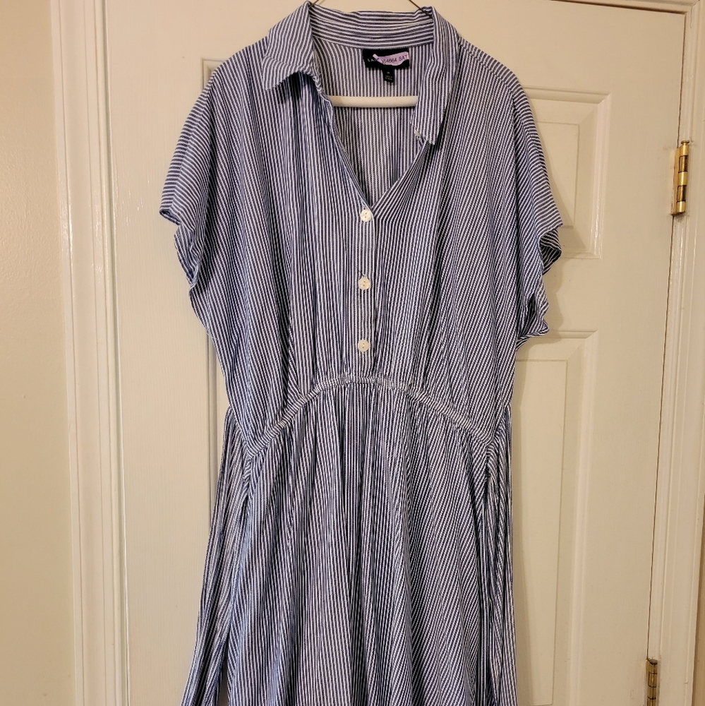 GENTLY USED Lane Bryant Striped Dress